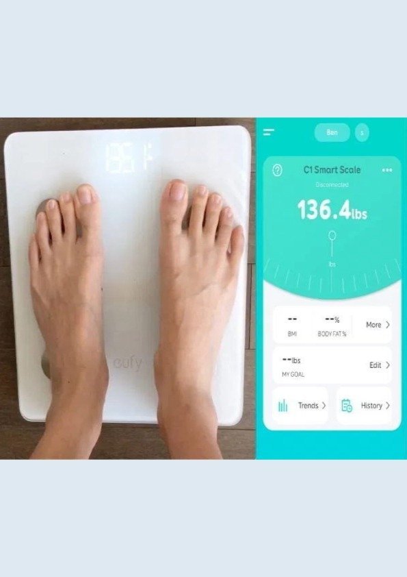 eufy by Anker Smart Scale C1 with Bluetooth